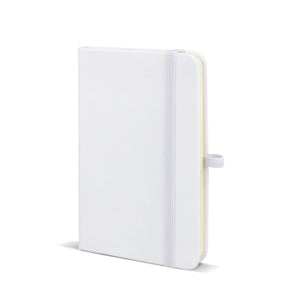 Quaderno PU Sora A6 Bianco - personalizzabile con logo