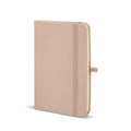Quaderno PU Sora A6 Champagne - personalizzabile con logo