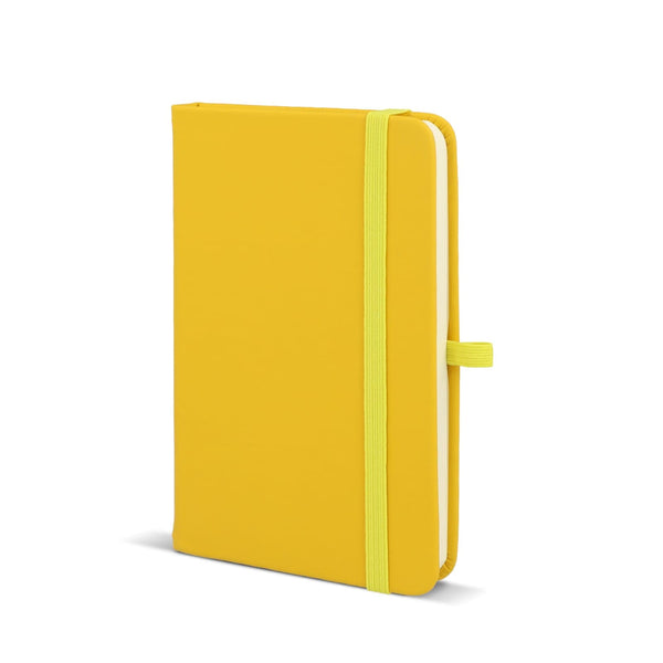 Quaderno PU Sora A6 Giallo - personalizzabile con logo