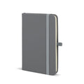 Quaderno PU Sora A6 grigio - personalizzabile con logo