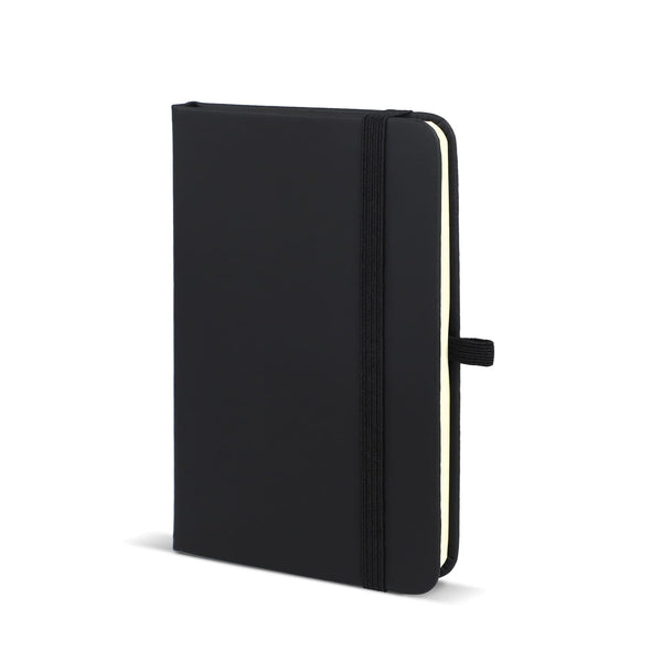 Quaderno PU Sora A6 Nero - personalizzabile con logo