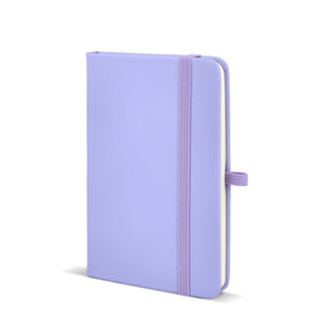 Quaderno PU Sora A6 rosa - personalizzabile con logo