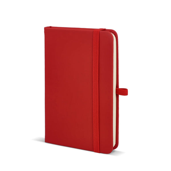 Quaderno PU Sora A6 Rosso - personalizzabile con logo