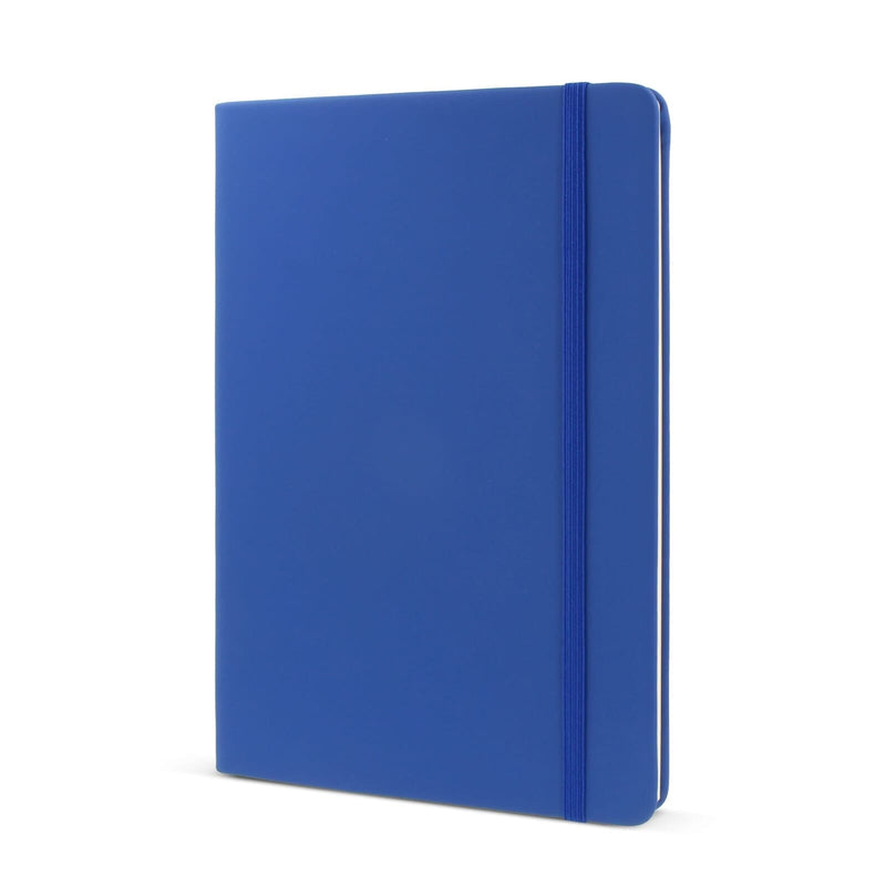 Quaderno R-PET/PU GRS A5 Blu - personalizzabile con logo