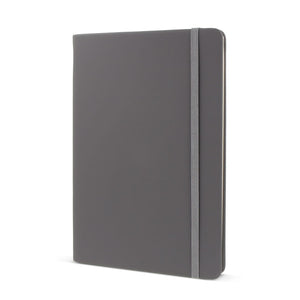 Quaderno R-PET/PU GRS A5 Grigio - personalizzabile con logo