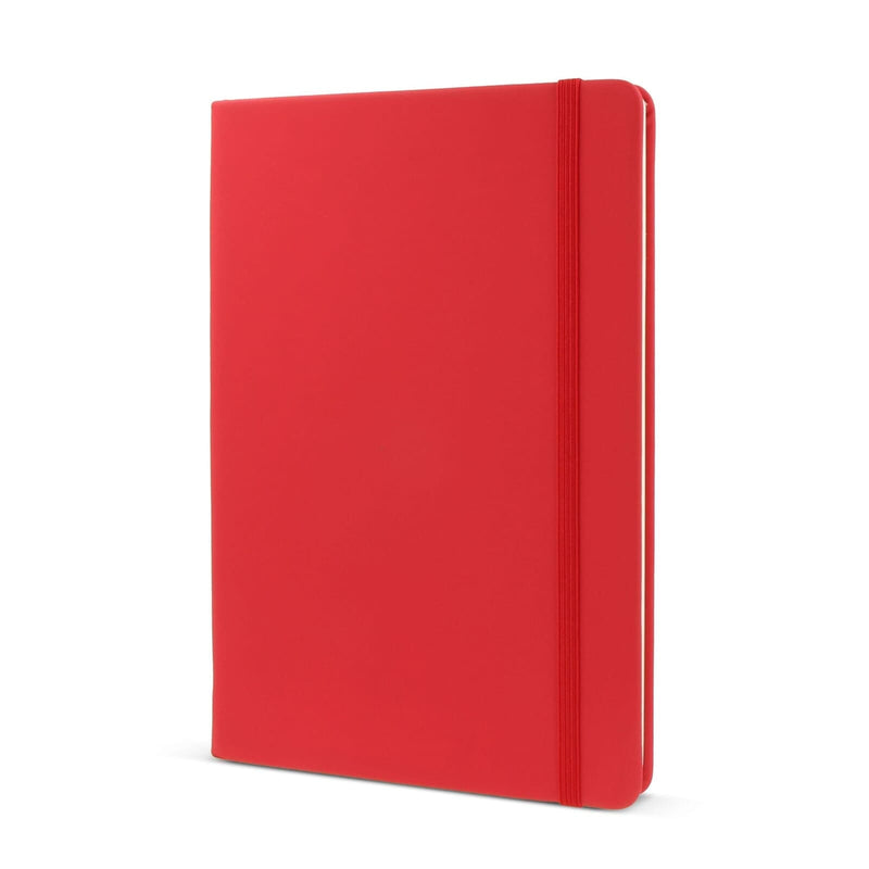 Quaderno R-PET/PU GRS A5 Rosso - personalizzabile con logo