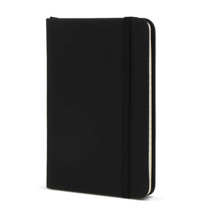 Quaderno R-PET/PU GRS A6 Nero - personalizzabile con logo