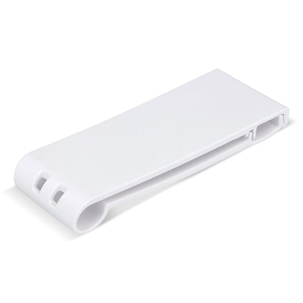 R-ABS Supporto per telefono da scrivania pieghevole e portatile Bianco - personalizzabile con logo