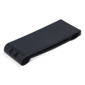 R-ABS Supporto per telefono da scrivania pieghevole e portatile Nero - personalizzabile con logo