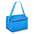 R-PET 6 Borsa termica in tessuto non tessuto 20x 13 x 12,5 cm 75g/m² azzurro - personalizzabile con logo