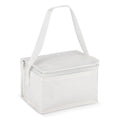 R-PET 6 Borsa termica in tessuto non tessuto 20x 13 x 12,5 cm 75g/m² Bianco - personalizzabile con logo