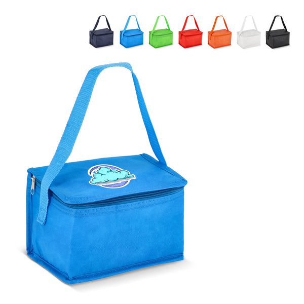 R-PET 6 Borsa termica in tessuto non tessuto 20x 13 x 12,5 cm 75g/m² - personalizzabile con logo