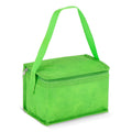 R-PET 6 Borsa termica in tessuto non tessuto 20x 13 x 12,5 cm 75g/m² verde - personalizzabile con logo