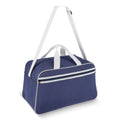 R-PET 600D Borsa sportiva e da viaggio 48 x 25 x 28 cm 30 L Blu / Bianco - personalizzabile con logo