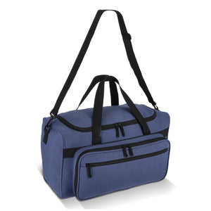 R-PET 600D Borsa sportiva e da viaggio 51 x 25 x 29 cm 37 L blu navy - personalizzabile con logo