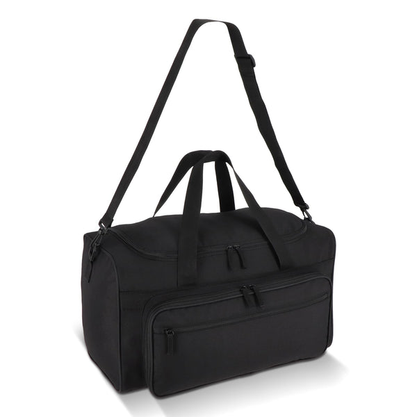 R-PET 600D Borsa sportiva e da viaggio 51 x 25 x 29 cm 37 L Nero - personalizzabile con logo