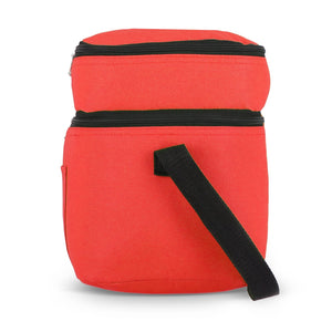 R-PET 600D Borsa termica a doppio scomparto 30 x 20 x 25 cm 12L - personalizzabile con logo