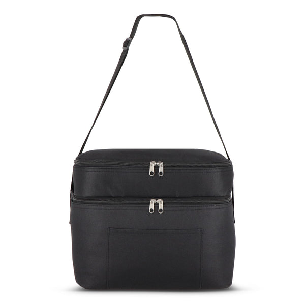 R-PET 600D Borsa termica a doppio scomparto 30 x 20 x 25 cm 12L - personalizzabile con logo