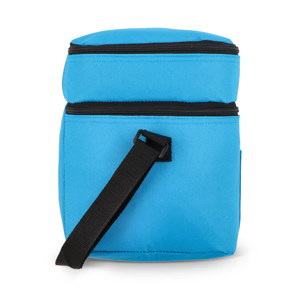 R-PET 600D Borsa termica a doppio scomparto 30 x 20 x 25 cm 12L - personalizzabile con logo