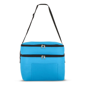 R-PET 600D Borsa termica a doppio scomparto 30 x 20 x 25 cm 12L - personalizzabile con logo