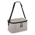 R-PET 600D Borsa termica per 6 lattine 25 x 14,5 x 15,5 cm 5 L Grigio - personalizzabile con logo