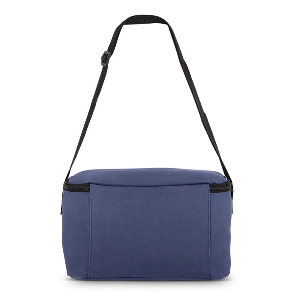 R-PET 600D Borsa termica per 6 lattine 25 x 14,5 x 15,5 cm 5 L - personalizzabile con logo
