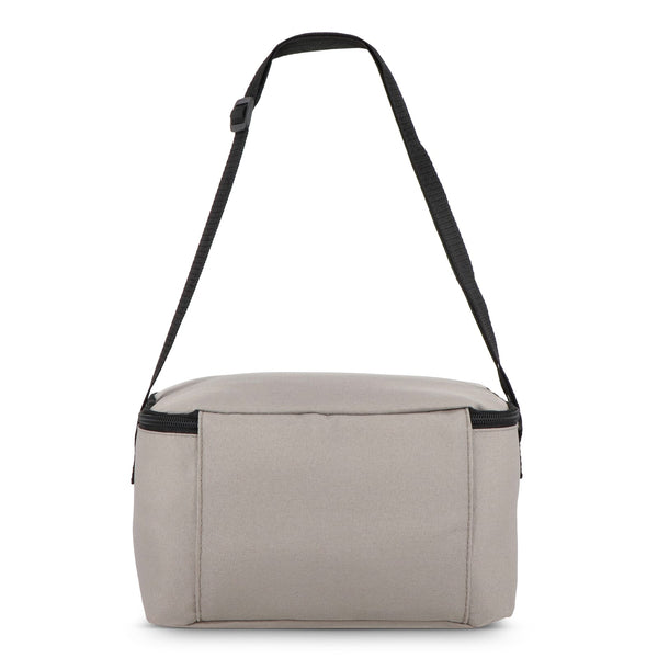 R-PET 600D Borsa termica per 6 lattine 25 x 14,5 x 15,5 cm 5 L - personalizzabile con logo