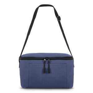 R-PET 600D Borsa termica per 6 lattine 25 x 14,5 x 15,5 cm 5 L - personalizzabile con logo