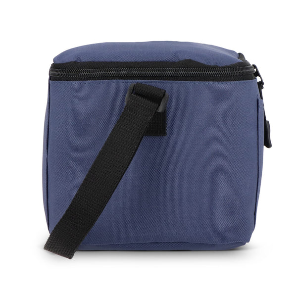 R-PET 600D Borsa termica per 6 lattine 25 x 14,5 x 15,5 cm 5 L - personalizzabile con logo