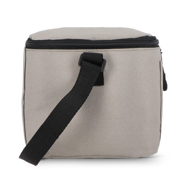 R-PET 600D Borsa termica per 6 lattine 25 x 14,5 x 15,5 cm 5 L - personalizzabile con logo