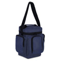 R-PET 600D Borsa termica per il pranzo 10L blu navy - personalizzabile con logo