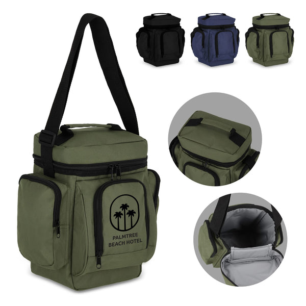 R-PET 600D Borsa termica per il pranzo 10L - personalizzabile con logo