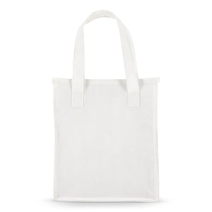 R-PET Borsa frigo in tessuto non tessuto 23x 15 x 27,5 cm 75g/m² - personalizzabile con logo