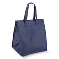 R-PET Borsa frigo in tessuto non tessuto 33x 25,5 x 37cm 75g/m² blu navy - personalizzabile con logo