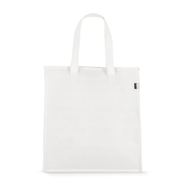R-PET Borsa frigo in tessuto non tessuto 33x 25,5 x 37cm 75g/m² - personalizzabile con logo