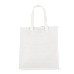 R-PET Borsa frigo in tessuto non tessuto 33x 25,5 x 37cm 75g/m² - personalizzabile con logo