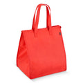R-PET Borsa frigo in tessuto non tessuto 33x 25,5 x 37cm 75g/m² Rosso - personalizzabile con logo