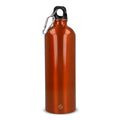 R-SS bottiglia a parete singola con moschettone 750ml Arancione - personalizzabile con logo