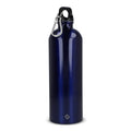 R-SS bottiglia a parete singola con moschettone 750ml blu navy - personalizzabile con logo