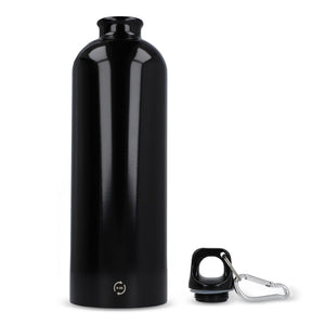 R-SS bottiglia a parete singola con moschettone 750ml - personalizzabile con logo
