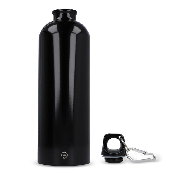 R-SS bottiglia a parete singola con moschettone 750ml - personalizzabile con logo