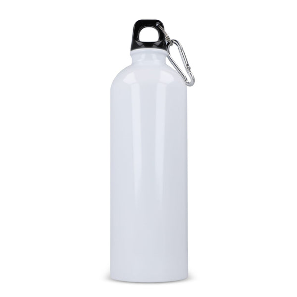 R-SS bottiglia a parete singola con moschettone 750ml - personalizzabile con logo