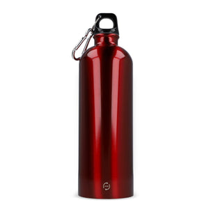 R-SS bottiglia a parete singola con moschettone 750ml - personalizzabile con logo