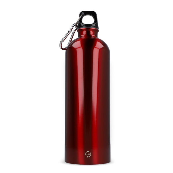 R-SS bottiglia a parete singola con moschettone 750ml - personalizzabile con logo