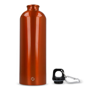R-SS bottiglia a parete singola con moschettone 750ml - personalizzabile con logo