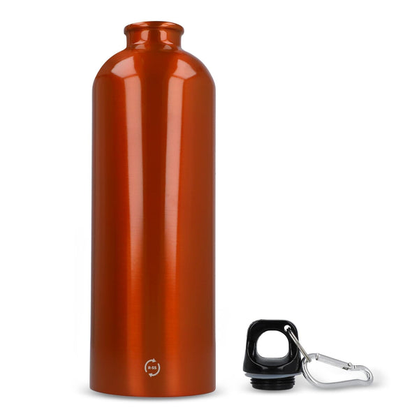 R-SS bottiglia a parete singola con moschettone 750ml - personalizzabile con logo