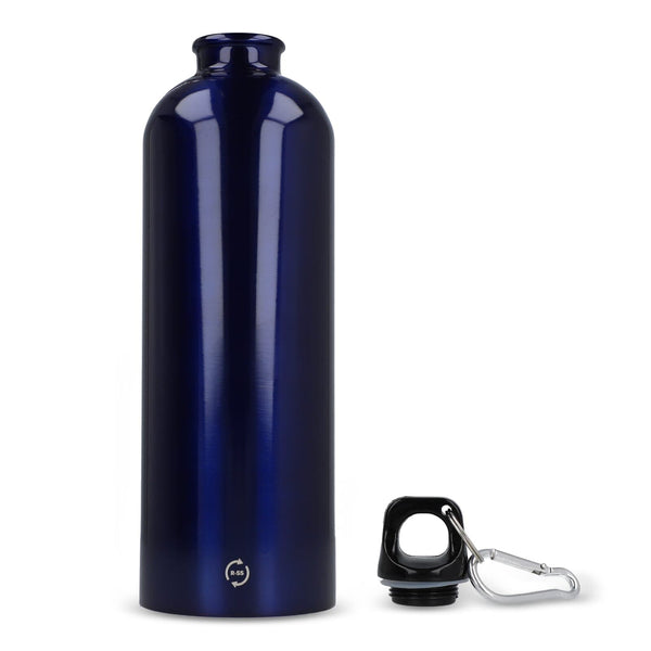 R-SS bottiglia a parete singola con moschettone 750ml - personalizzabile con logo