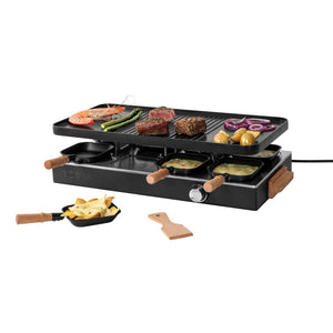 Raclette per 8 persone BOSKA Gourmet Party (EU Type F) nero - personalizzabile con logo