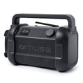 Radio da lavoro con bluetooth 20W con radio FM IP64 Nero - personalizzabile con logo