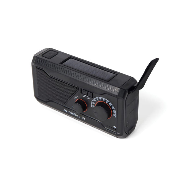 Radio multifunzione 4000mAh Nordic Drift Titan IPX4 nero - personalizzabile con logo